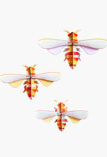 DIY WANDDECORATIE - Set van 3 Honingbijen