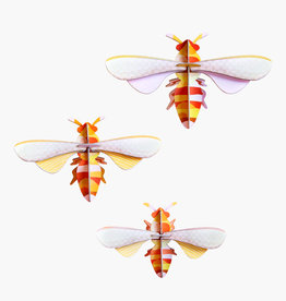 DIY WALL DECORATION - Set Of 3 Honeybees