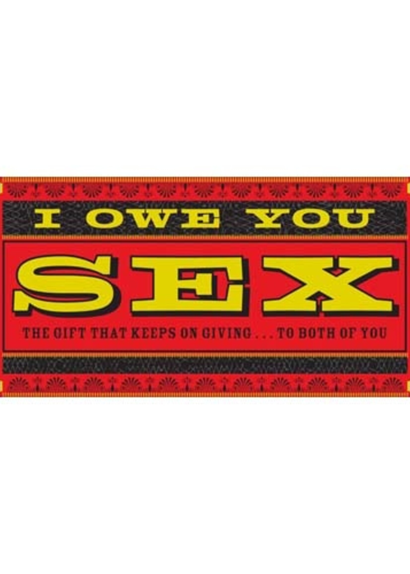 I OWE YOU SEX