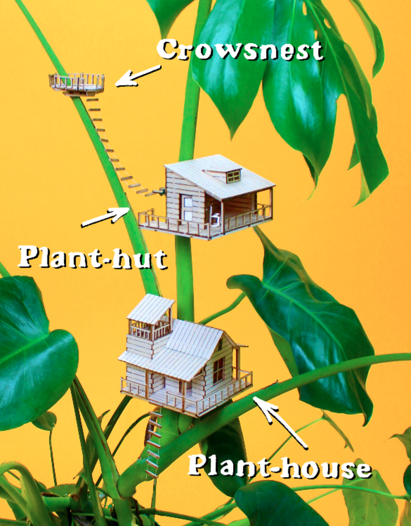 Plant-house MINIATURE TREEHOUSE: Plant-Hut for plantlovers