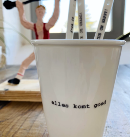 TASSE EN PORCELAINE  - Alles komt goed