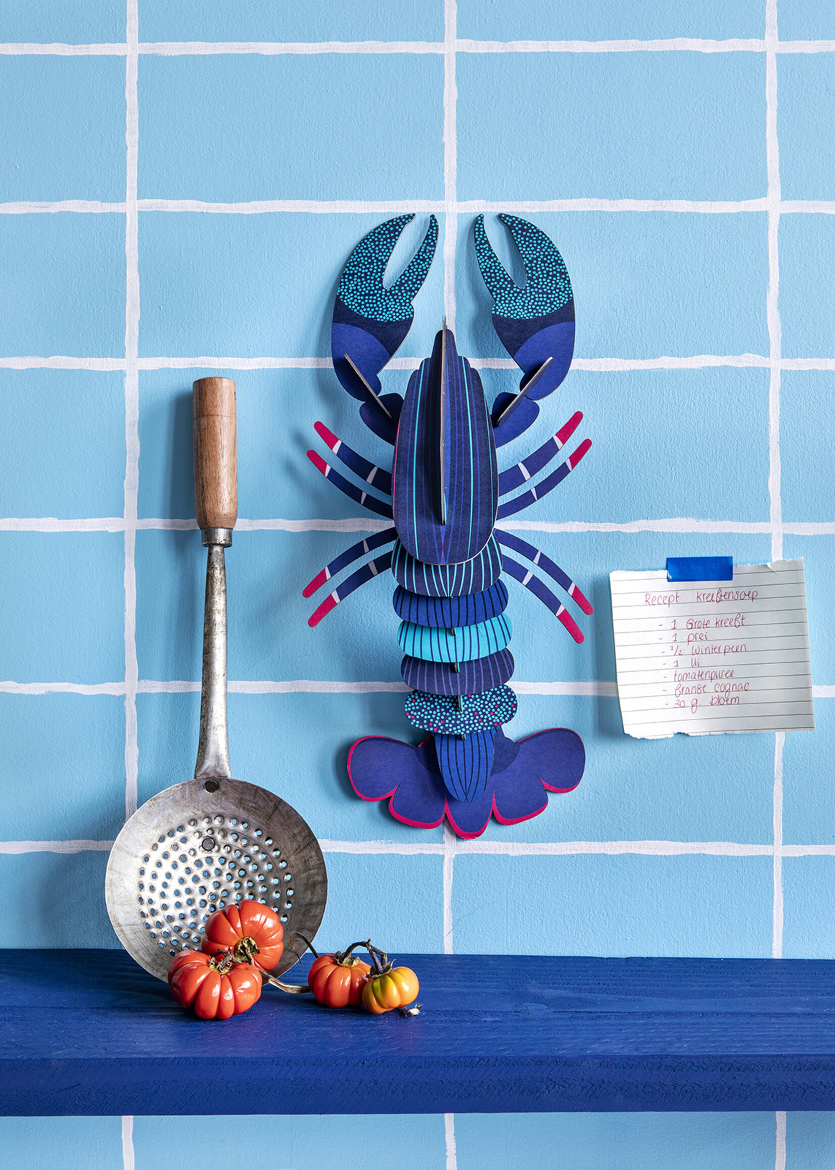 DIY WANDDECORATIE - Homard Bleu