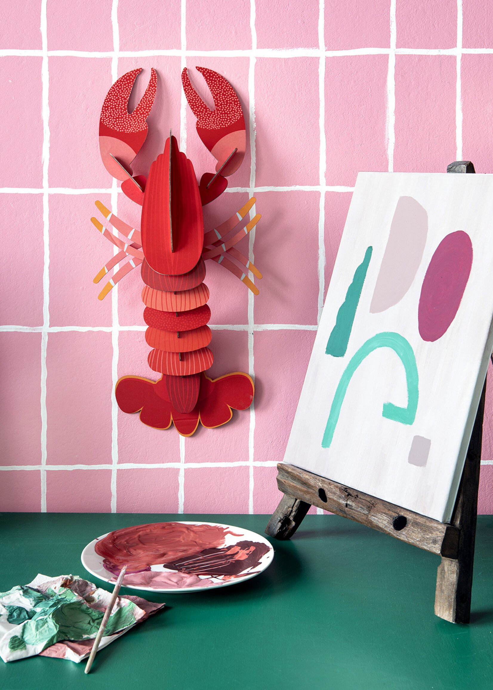 DIY WANDDECORATIE - Reuzenkreeft