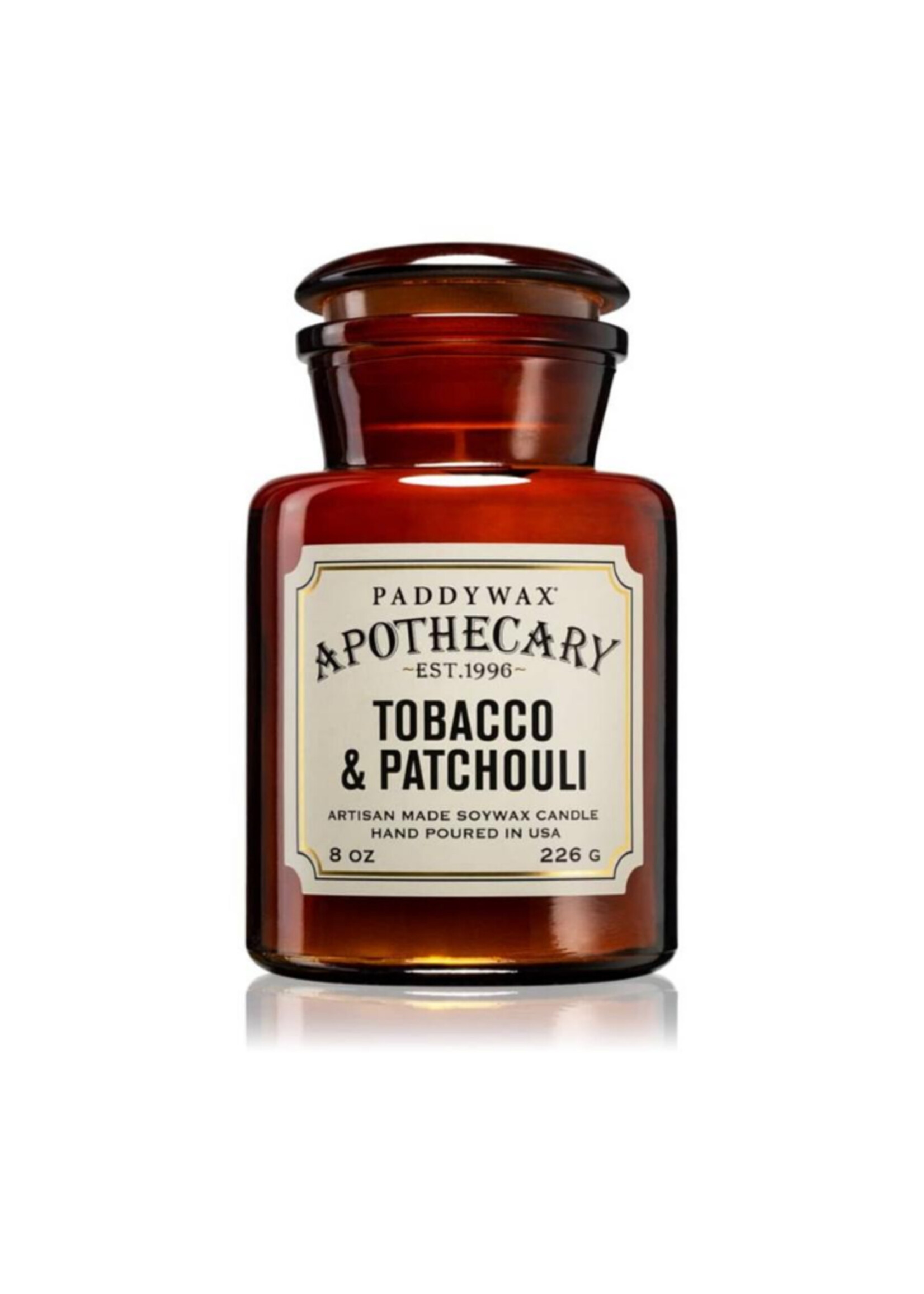 PADDYWAX APOTHECARY - Glazen Kaars - Tobacco & Patchouli
