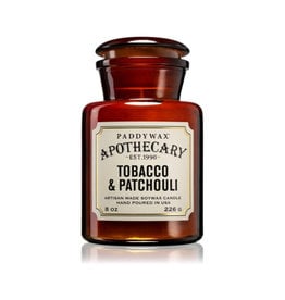 PADDYWAX APOTHECARY - Glazen Kaars - Tobacco & Patchouli