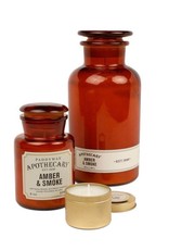 APOTHECARY - Glass Candle - Amber & Smoke
