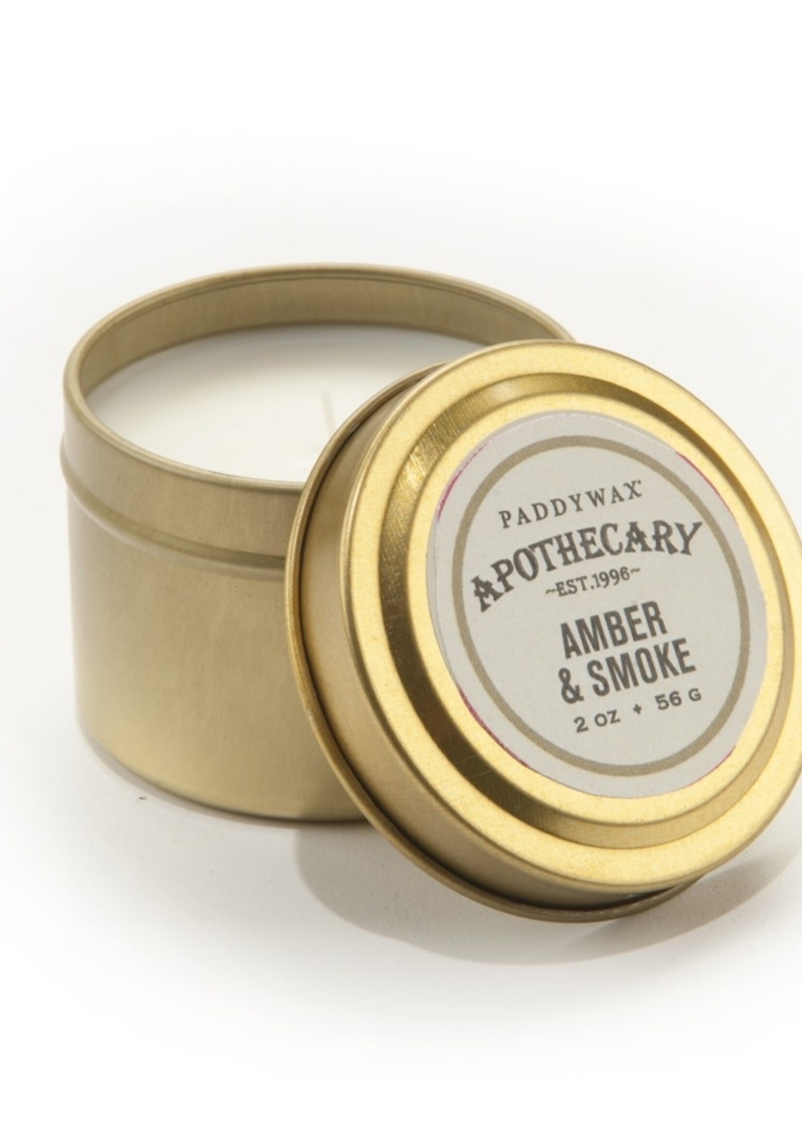 PADDYWAX APOTHECARY - Glass Candle - Amber & Smoke