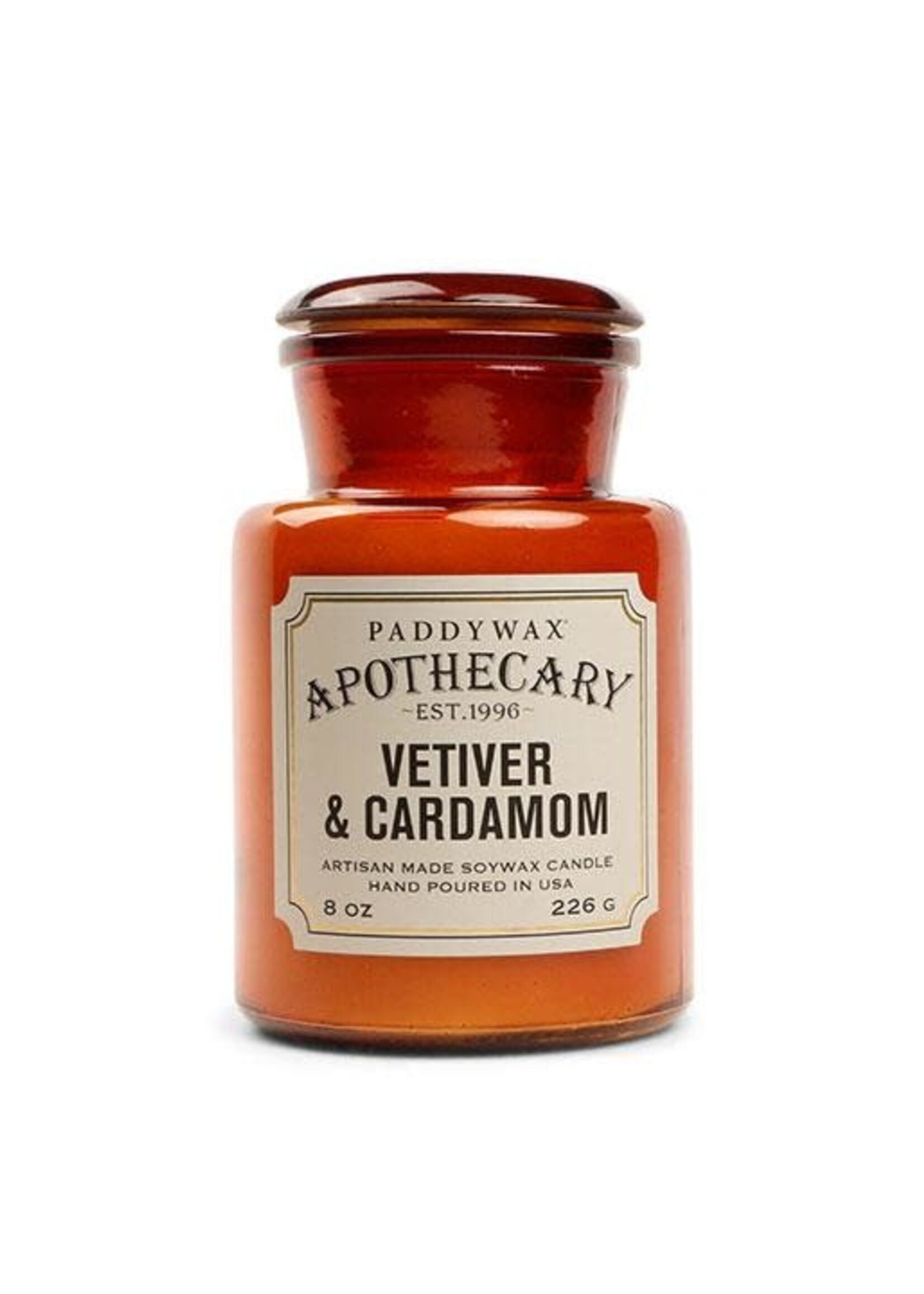 PADDYWAX APOTHECARY - Glazen Kaars - Vetiver & Kardemom