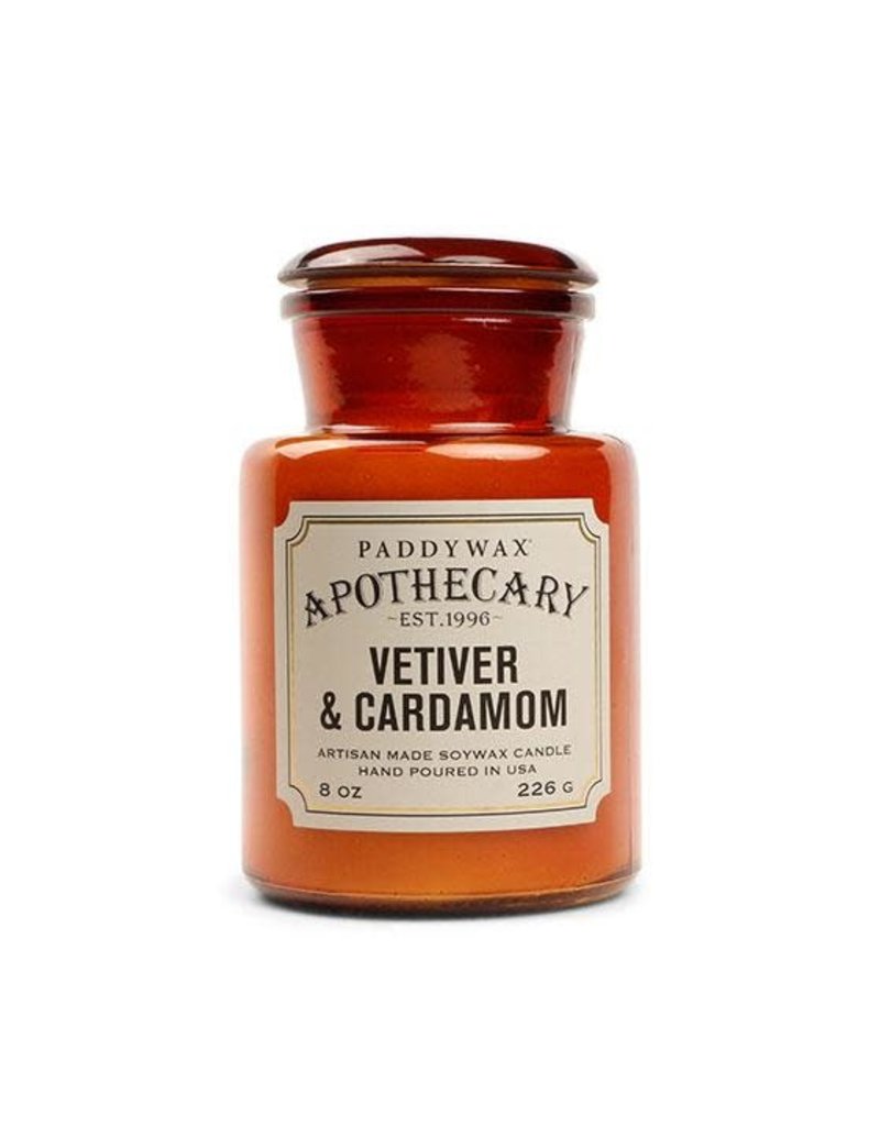 APOTHECARY - Glass Candle - Vetiver & Cardemom