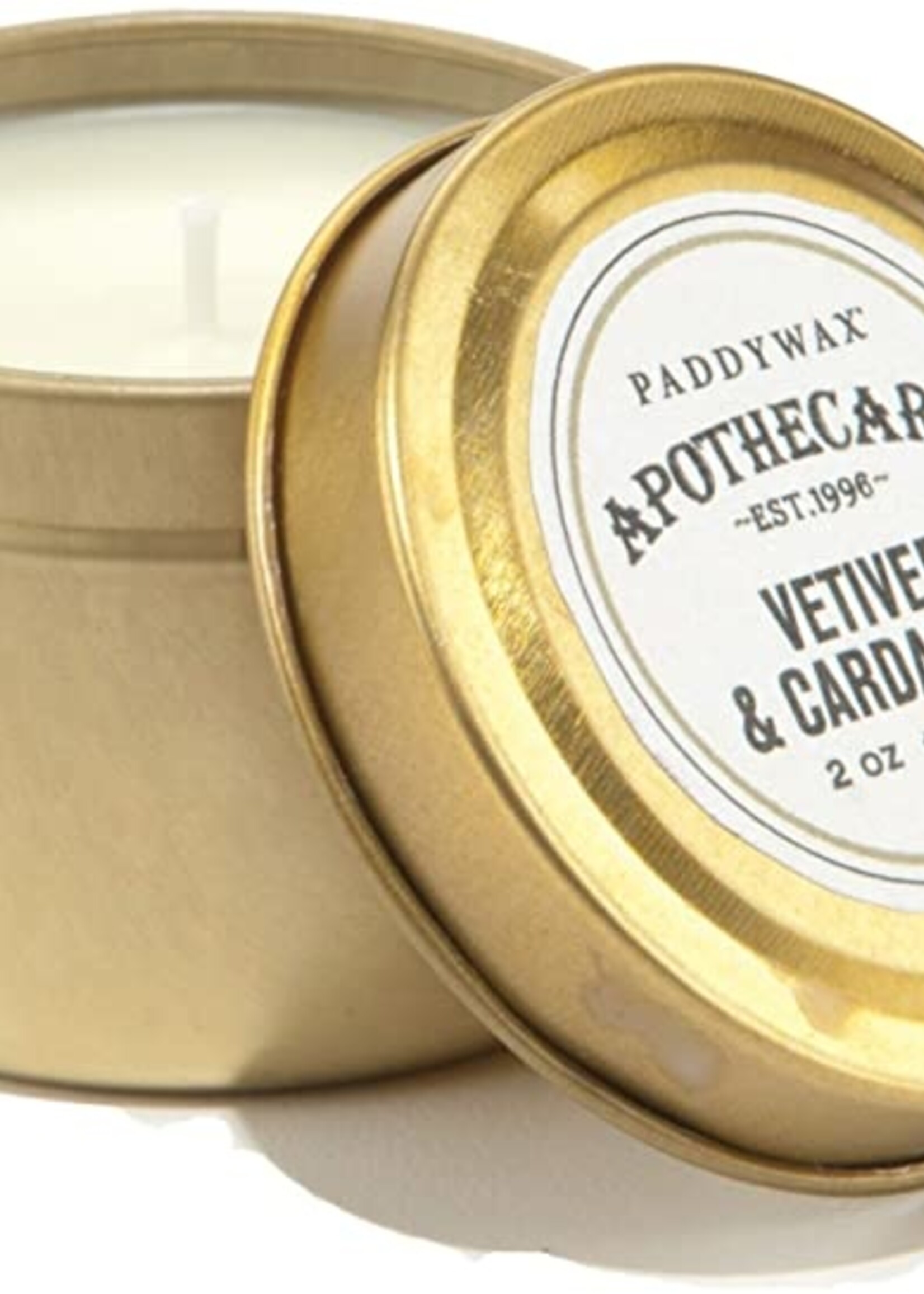 PADDYWAX APOTHECARY - Bougie en verre - Vétiver & Cardemome