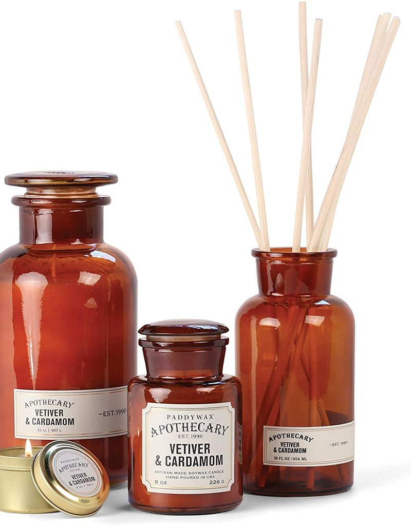 APOTHECARY - Glass Candle - Vetiver & Cardemom