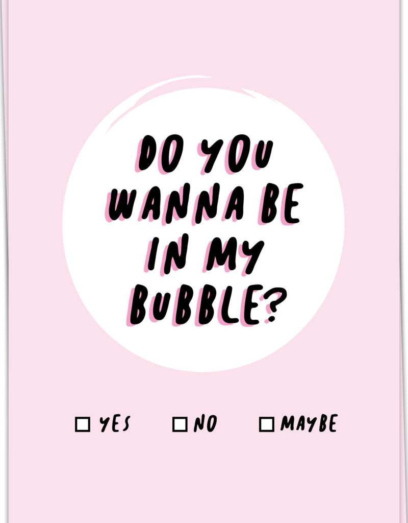 KAART BLANCHE - do you wanna be in my bubble