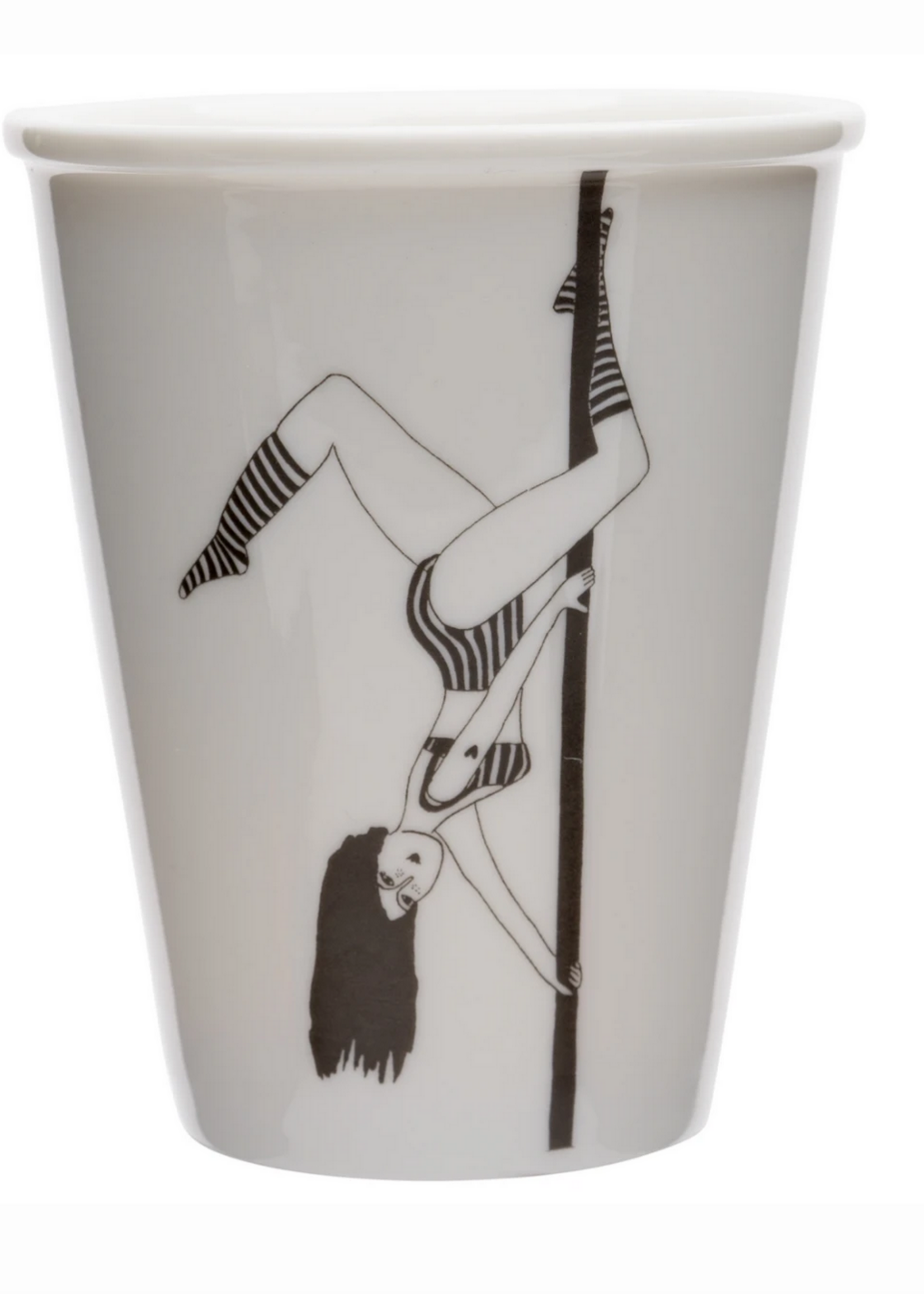 PORCELAIN MUG - Poledancer