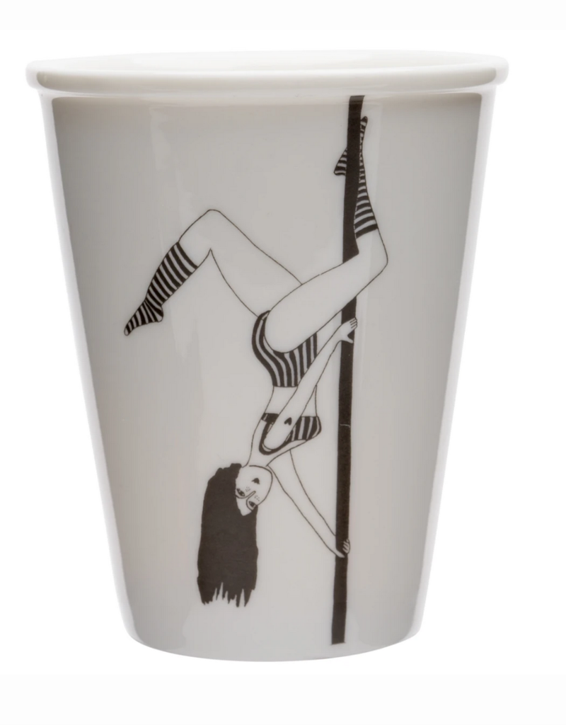 PORCELAIN MUG - Poledancer