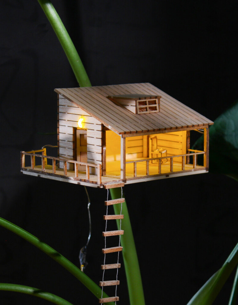 Plant-house Maison d'arbre miniature : Des lumières pour vos plantes