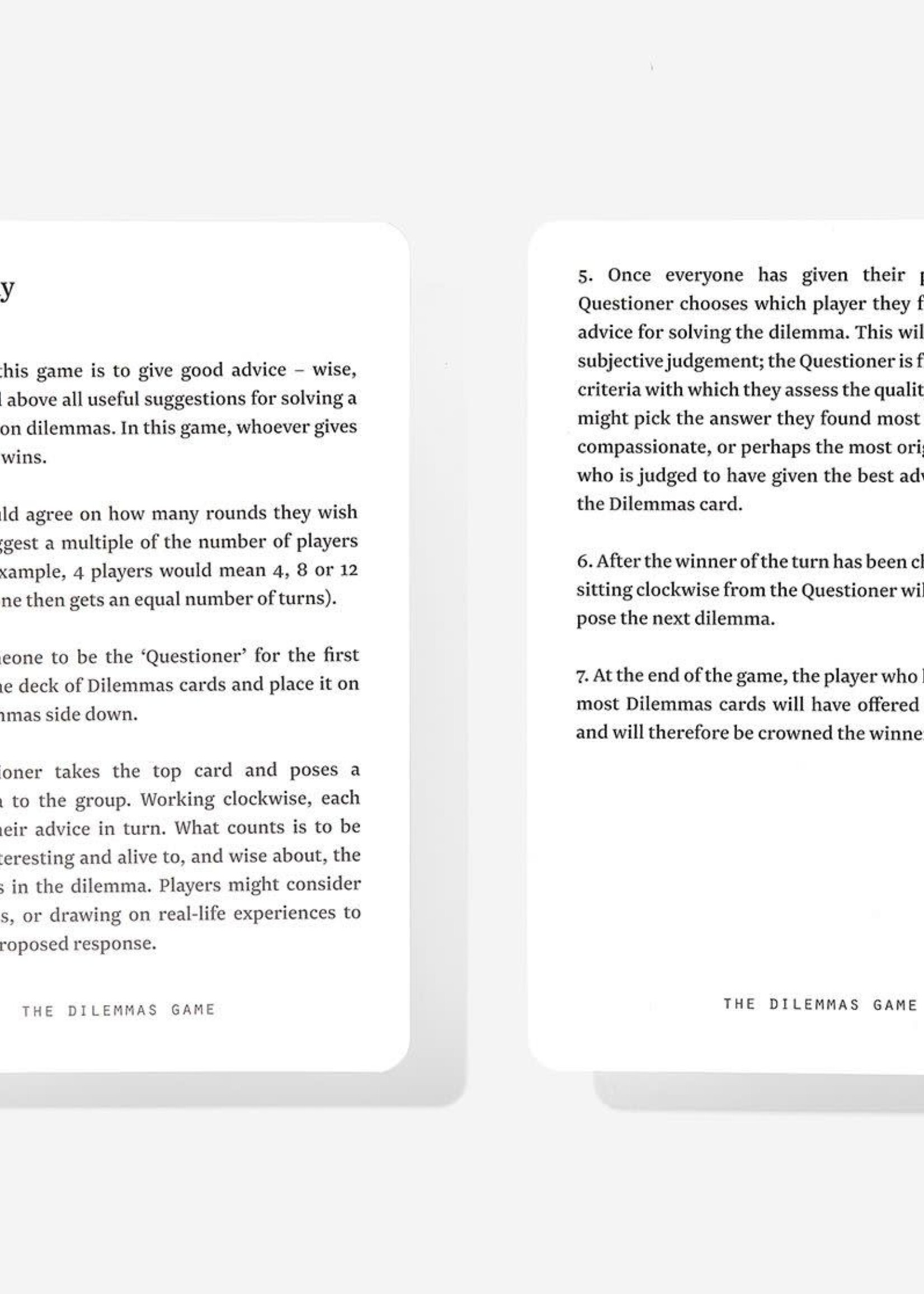 THE SCHOOL OF LIFE - The Dilemmas Game