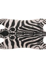 Doormat coir zebra