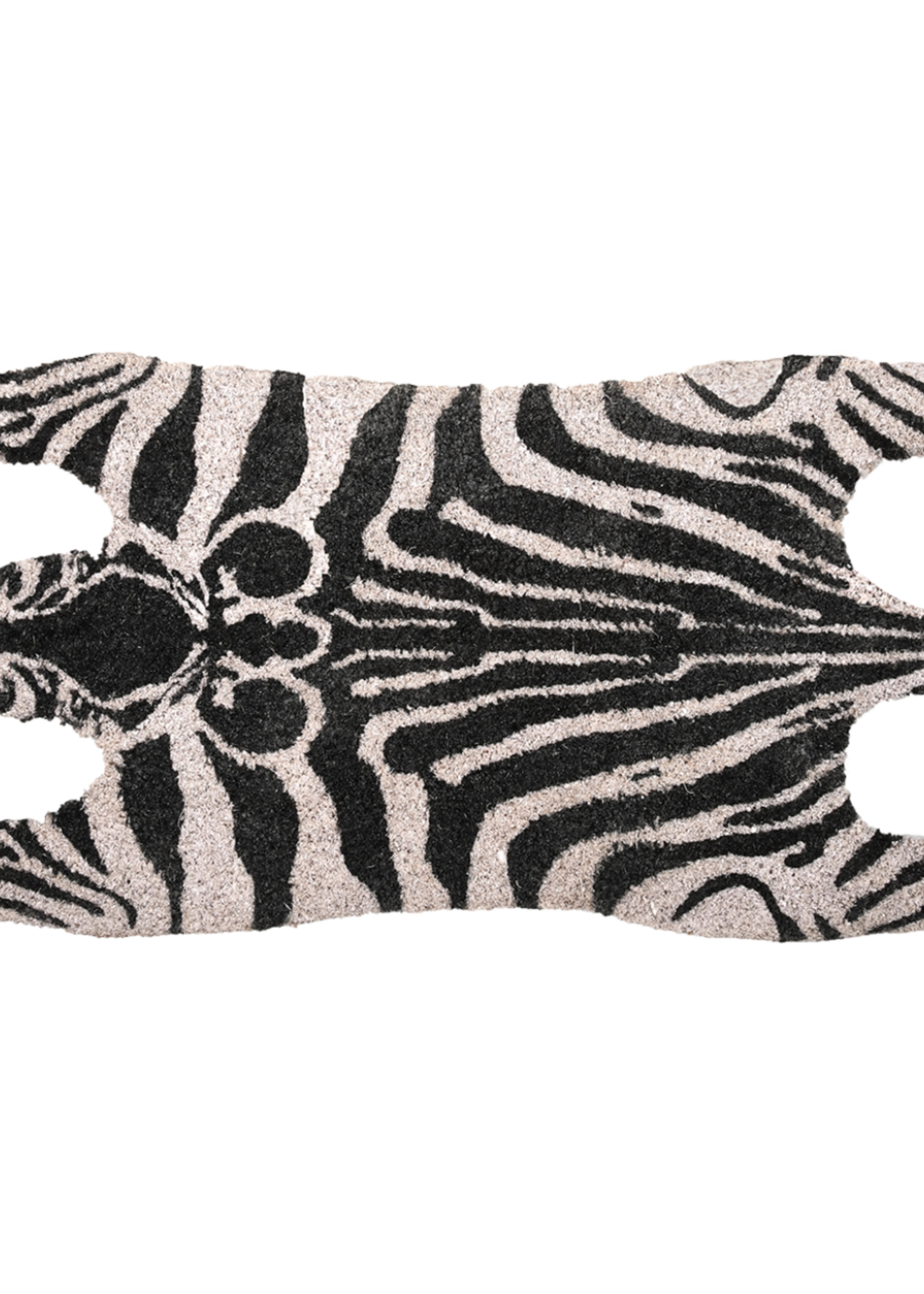 Deurmat kokos zebra