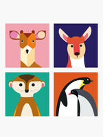 MAGNETEN WILDE DIEREN - Herten assortiment