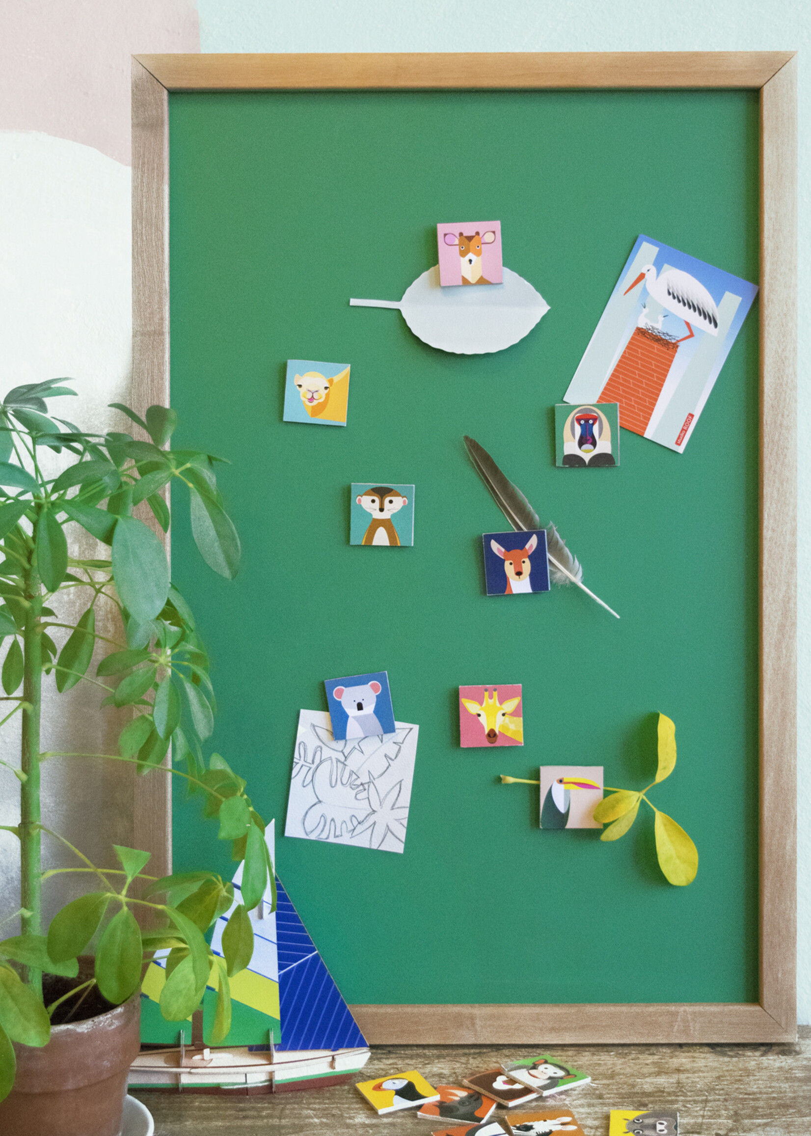 MAGNETS ANIMAUX SAUVAGES - Assortiment de cerfs