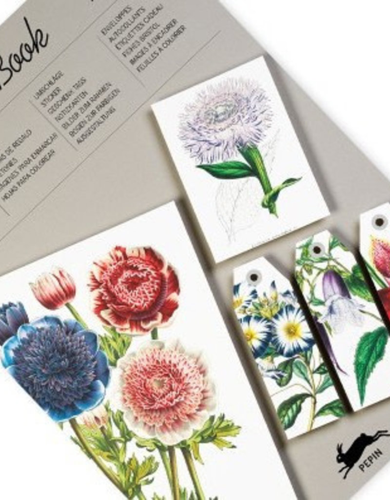 The Pepin Press PAPIERKNUTSELBOEK - BLOEMEN