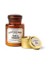 PADDYWAX APOTHECARY - Glazen kaars - Tabak & Teak MEDIUM - 226 g