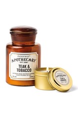 PADDYWAX APOTHECARY - Glazen kaars - Tabak & Teak MEDIUM - 226 g