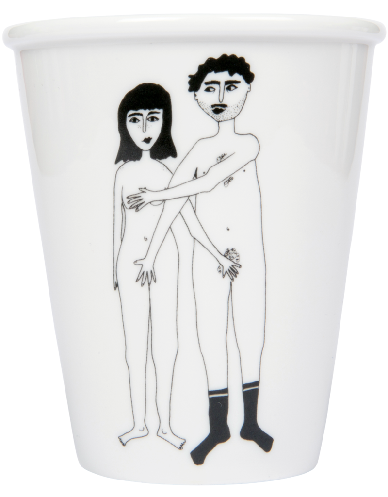 PORCELAIN MUG - Naked couple