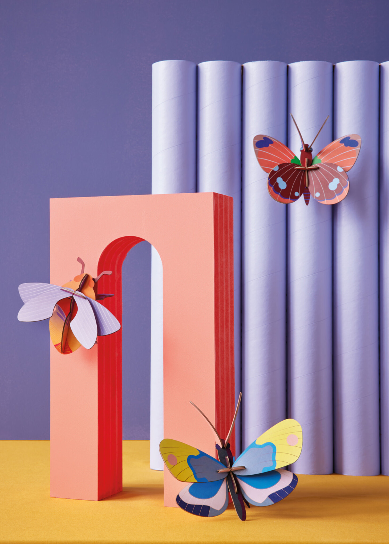 DIY WANDDECORATIE - Delias vlinder