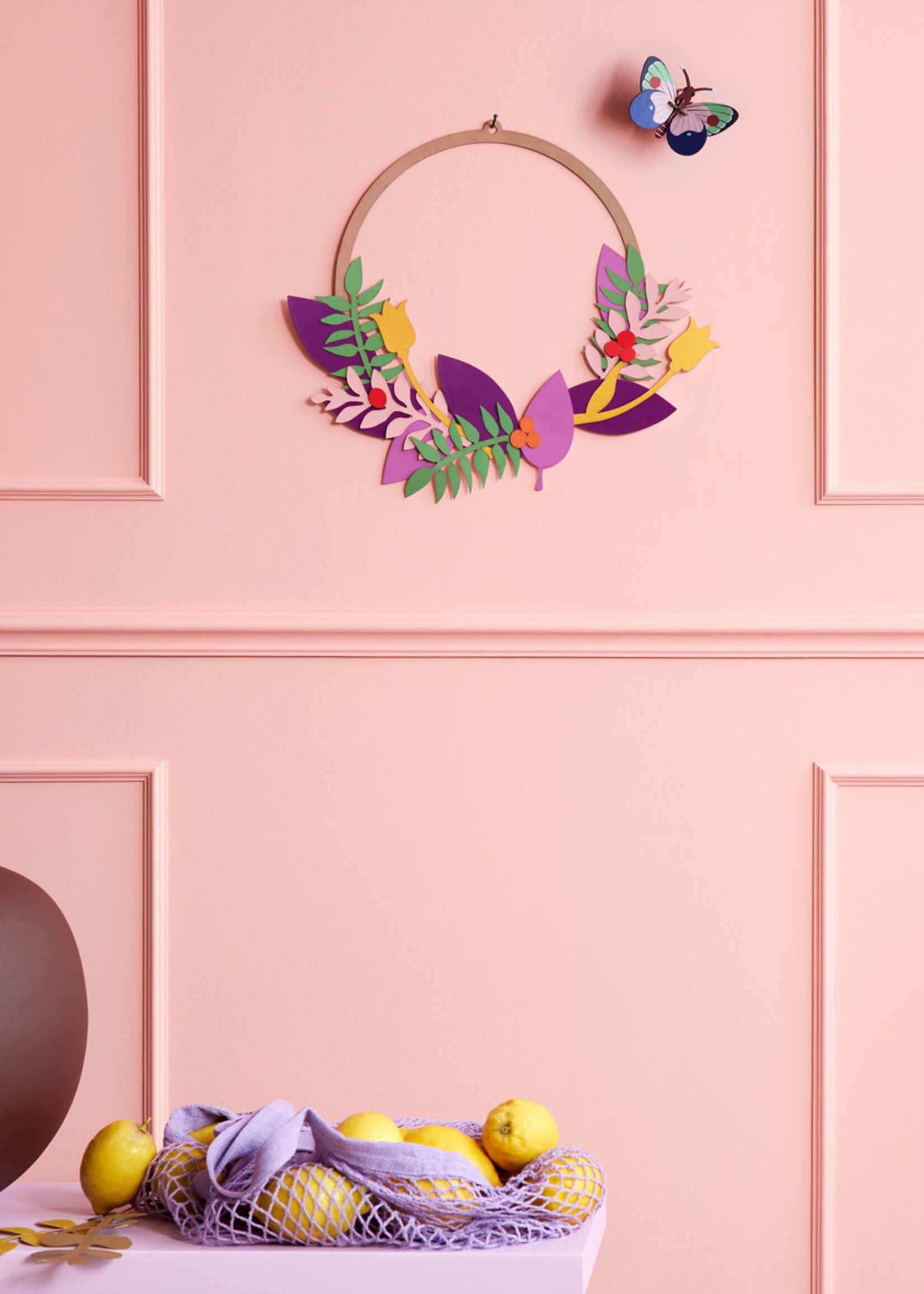Copy of DIY WANDDECORATIE - Delias vlinder
