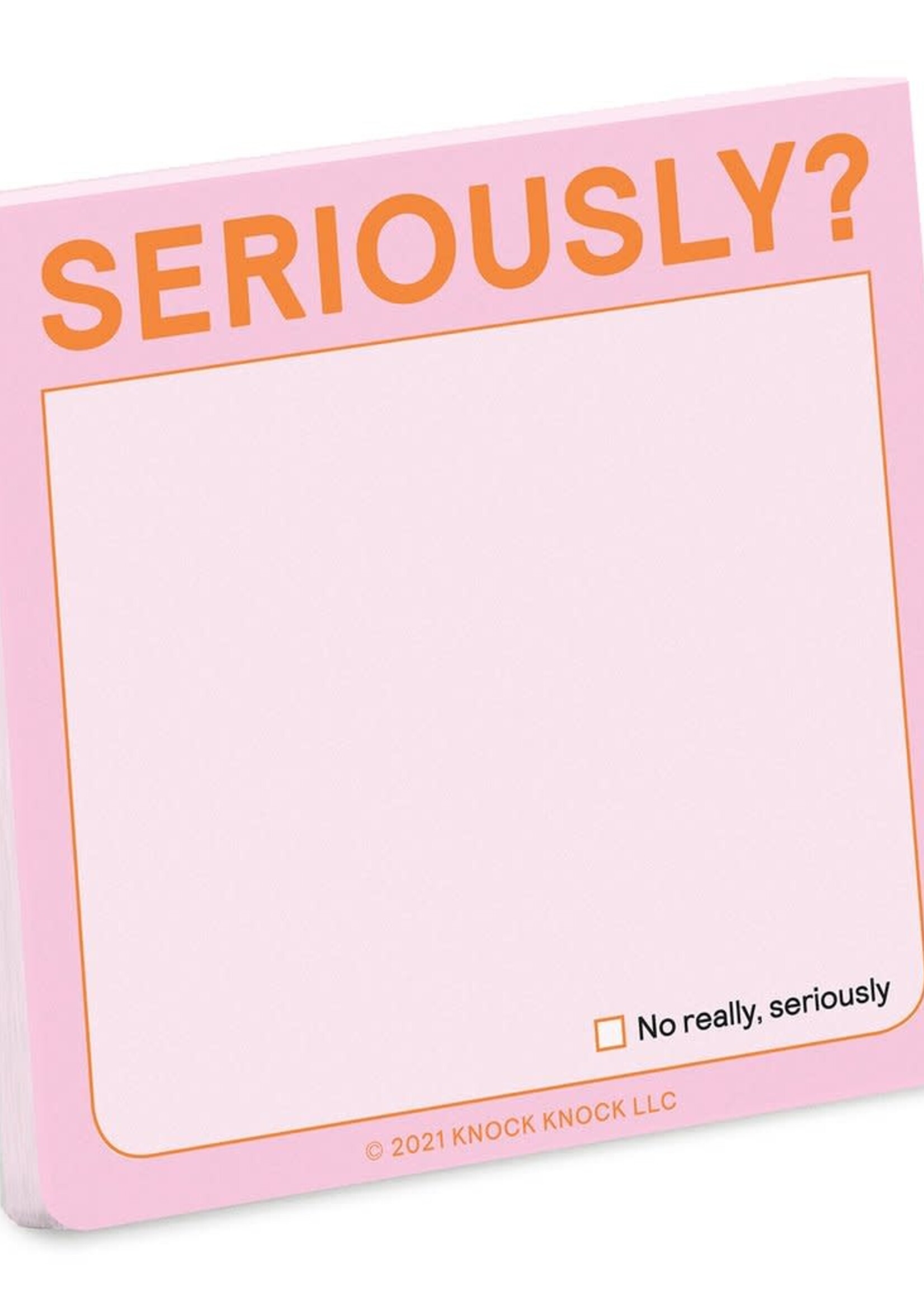 NOTITIE - Seriously?
