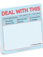 NOTITIE - Deal with this
