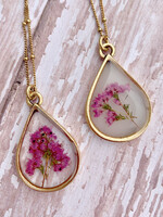 Her Hero KETTING - Heide bloem GOUD