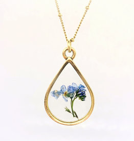 Her Hero CHAIN - Heather bloem GOLD ANTIQUE