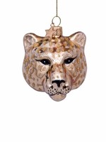 Vondels CHRISTMAS ORNAMENT - Shiny gold panther head