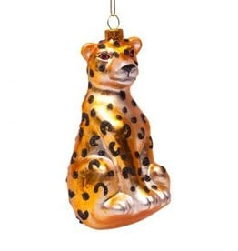 Vondels CHRISTMAS ORNAMENT - Shiny gold panther