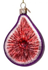 Vondels CHRISTMAS ORNAMENT  - Glass purple fig