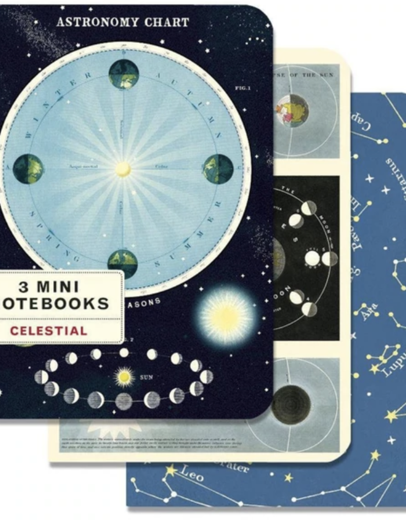 3 MINI NOTEBOOKS - Astronomy chart