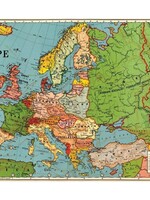 AFFICHE VINTAGE - Carte de l'europe