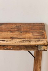 CHEHOMA CONSOLE PLIANTE BOIS ANCIEN