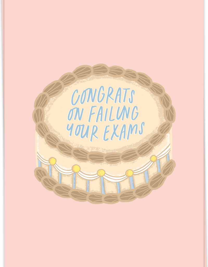 KAART BLANCHE - Failing exams cake