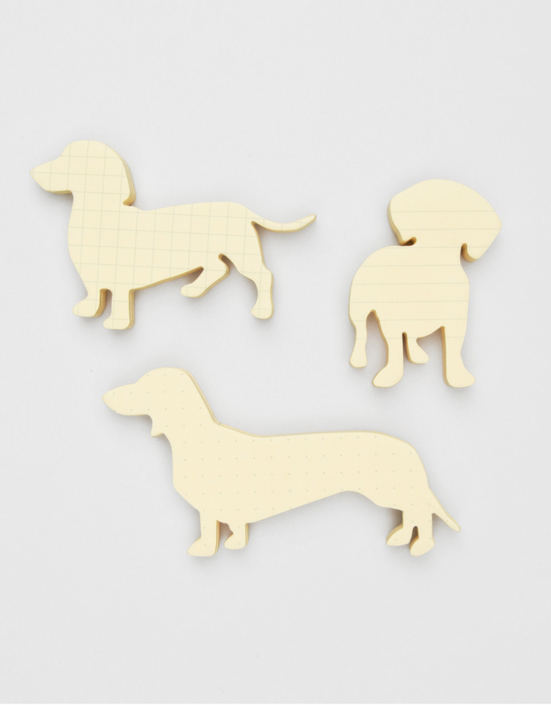 NOTES REPOSITIONNABLES - Dachshund (set de 3)