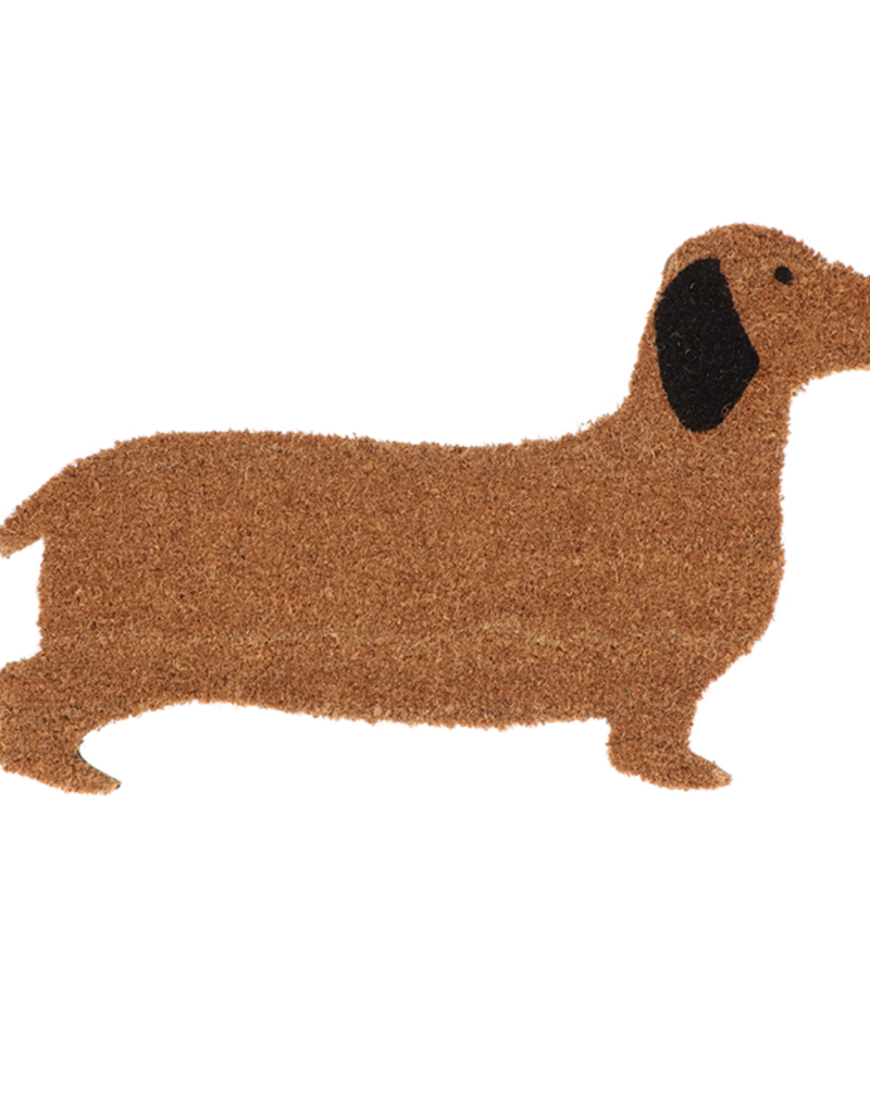 Doormat coconut dachshund