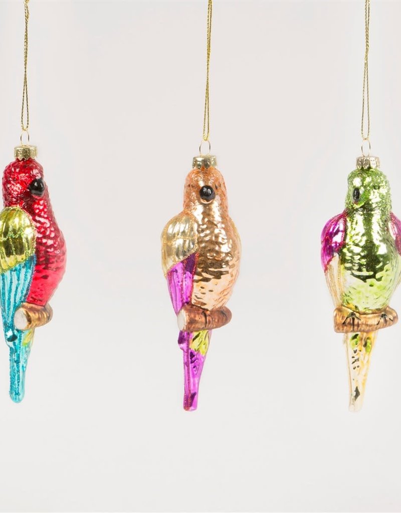 Sass & Belle CHRISTMAS BAUBLE - Colorfull Parrot