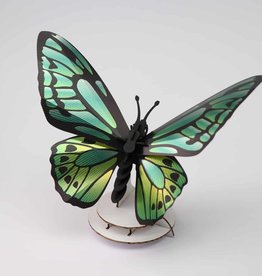 DIY DECORATION - Papillon vert de l'oiseau