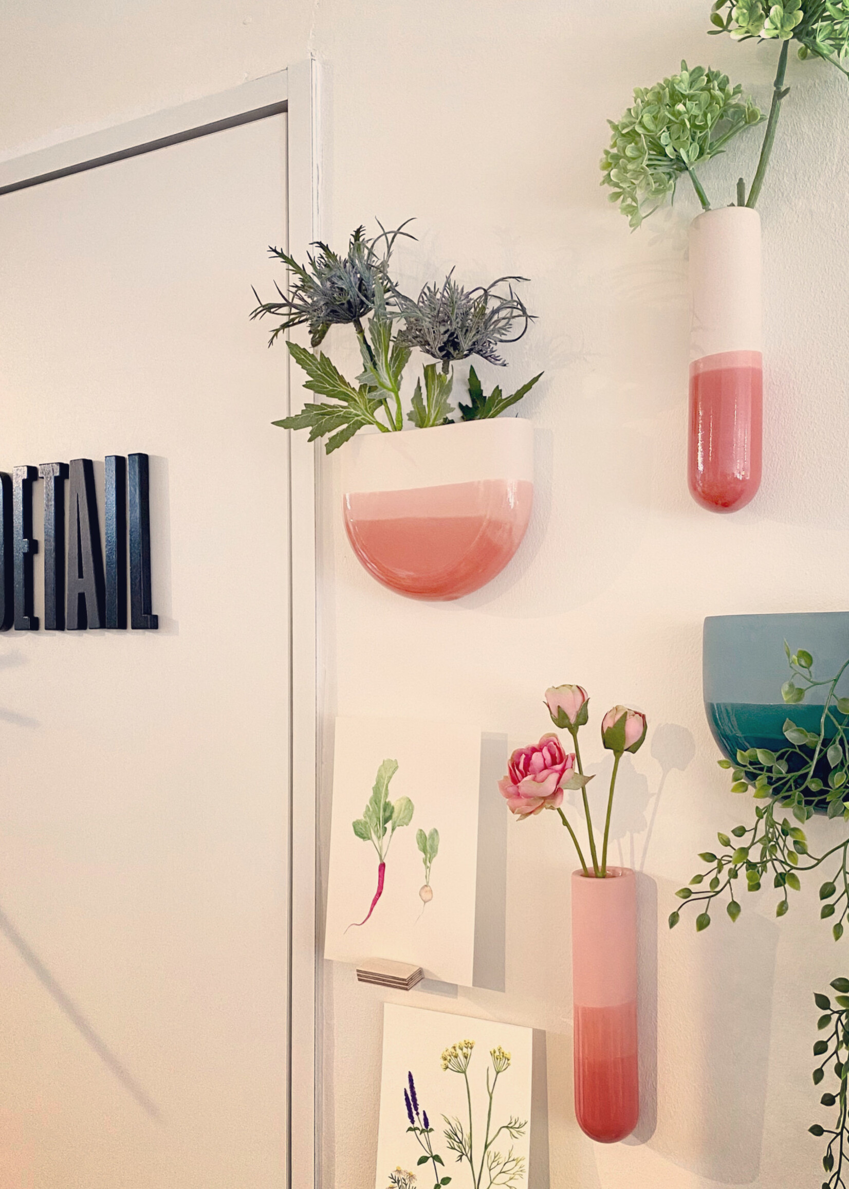 Harm & Elke DIP WALL VASE LONG