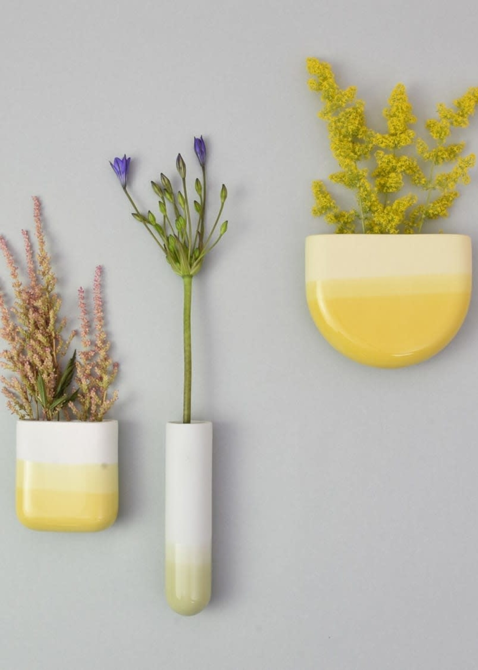 Harm & Elke DIP VASE MURAL DEMI-ROND