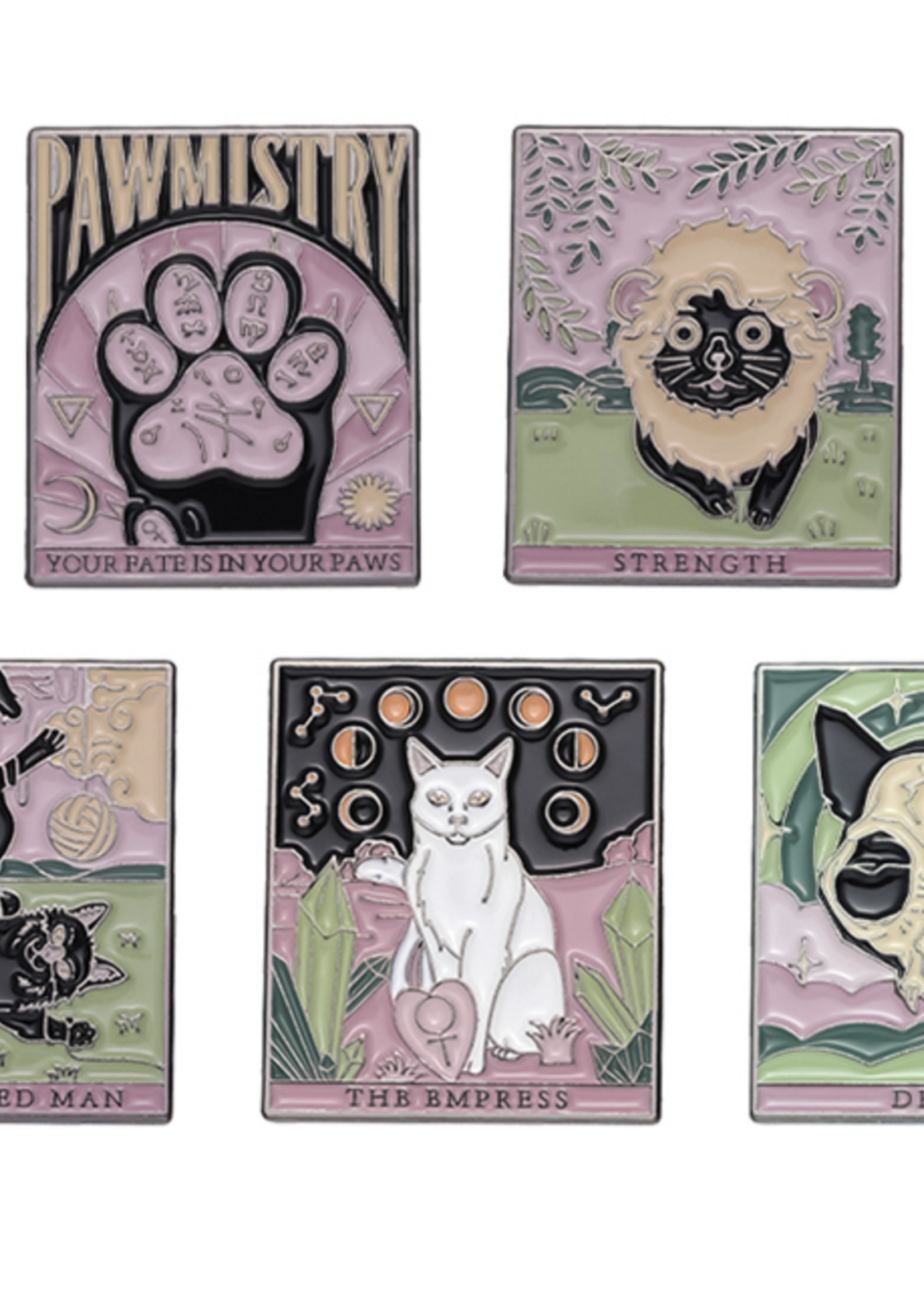 Animaux Spéciaux MYSTERIOUS TAROT CAT PIN COLLECTION