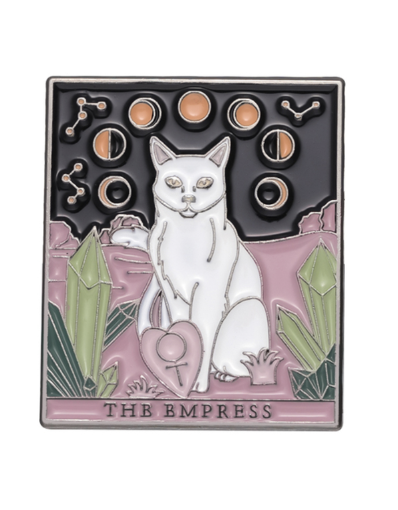 Animaux Spéciaux ÉPINGLETTE MYSTÉRIEUSE DE CHAT TAROT COLLECTION