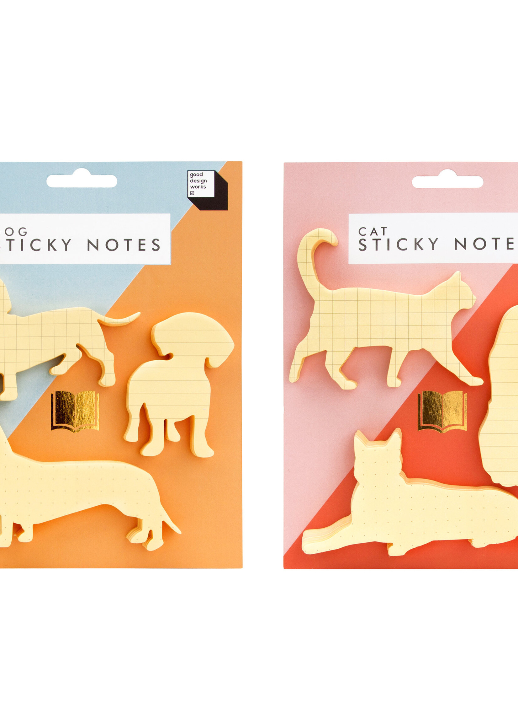 PLAKNOTITIES - Hond ( set van 3)